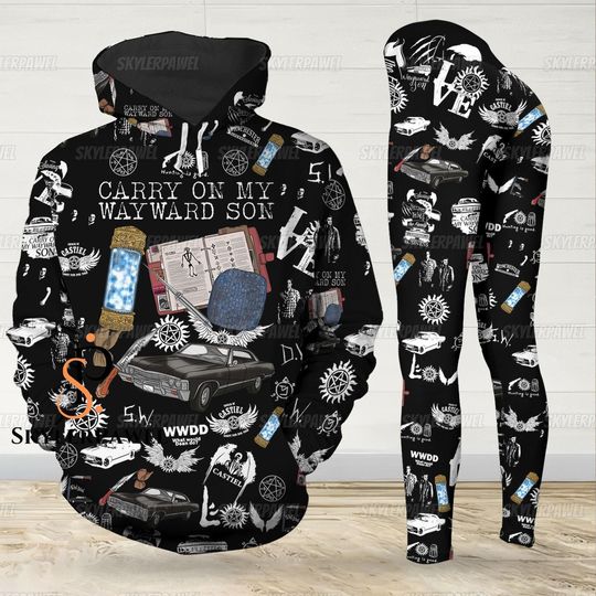 Discover Supernatural Hoodie, Supernatural Legging, Sam Winchester Hoodie Legging Set