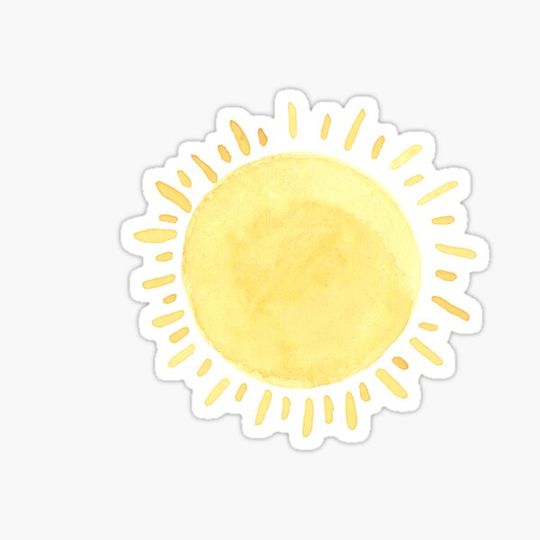 Discover Watercolor Sun
