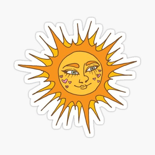 Discover Sun with A Face