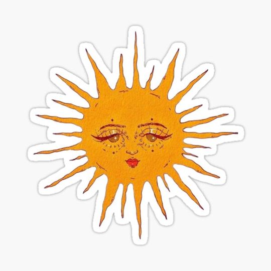 Discover glowing sun