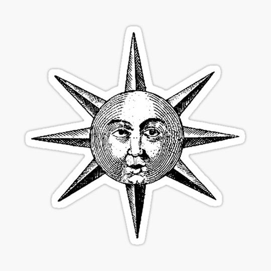 Discover Antique Sun Face