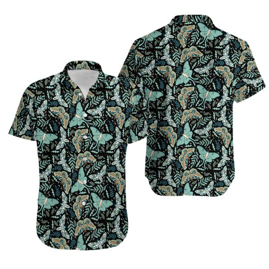 Discover Cottagecore Butterflies Hawaiian Shirt, Goth Shirt