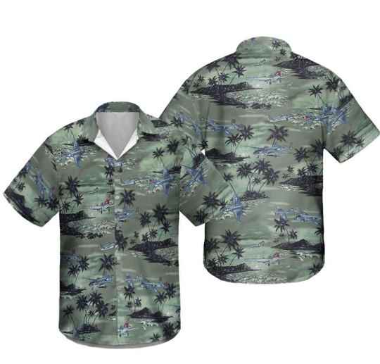 Discover Planes Pearl Harbor Hawaiian Shirt