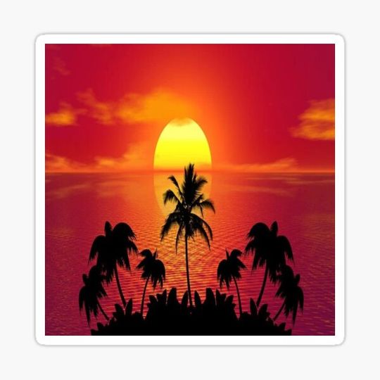 Discover Beach sunset