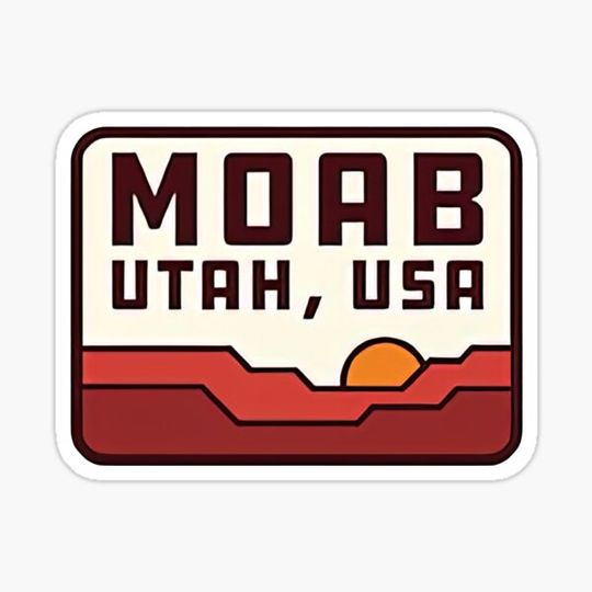 Discover Moab Utah, Vintage, Arch, Sunset