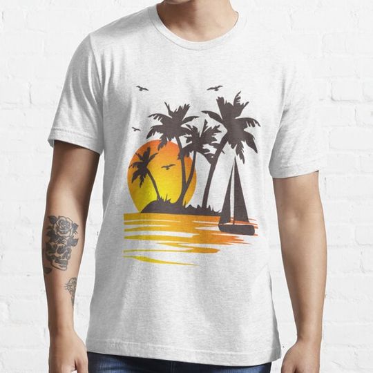 Discover sunset on the beach