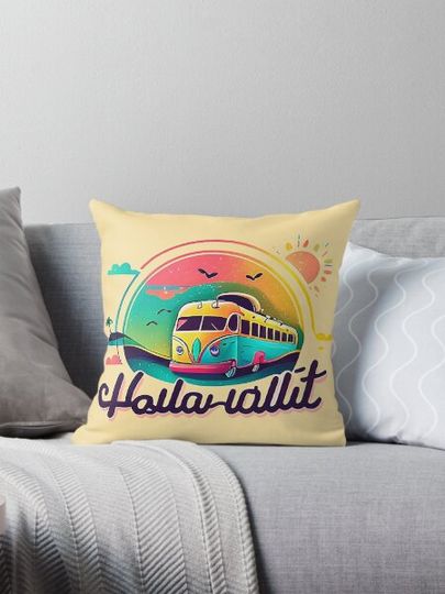 Discover train holiday with a sunset
