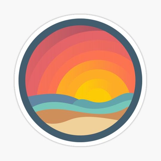 Discover Minimalistic Beach Sunset