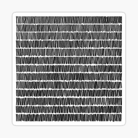 Discover Infinite Lines Pattern - Black