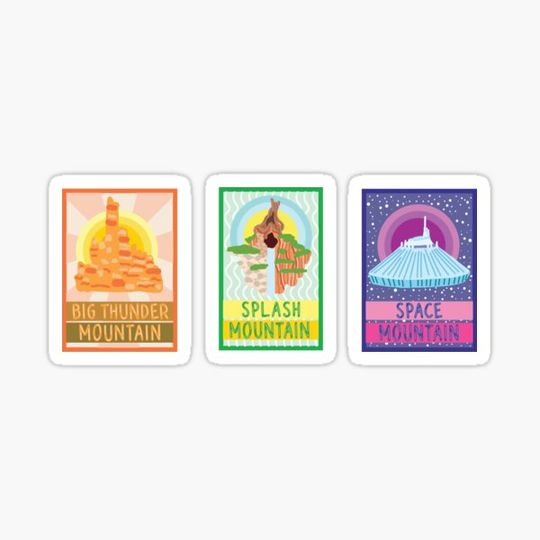 Discover Ride Mountains Poster Trio