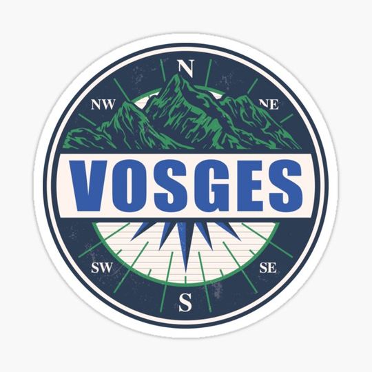 Discover Vosges France Vintage Mountain Hiking Design