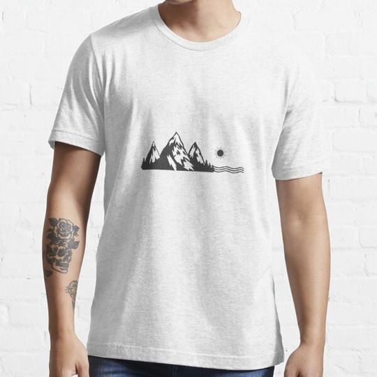 Discover Mountains And River A cool outdoor camping in minimalism