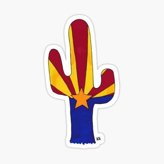 Discover Arizonna Flag // Arizonna // Cactus // AZ