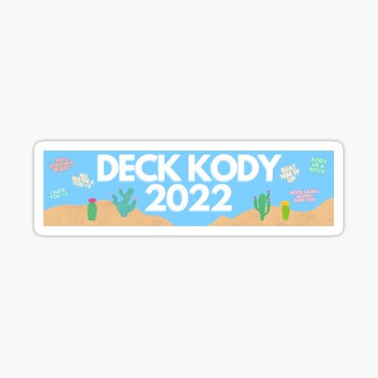 Discover redacted asmr: deck kody 2022 - desert edition