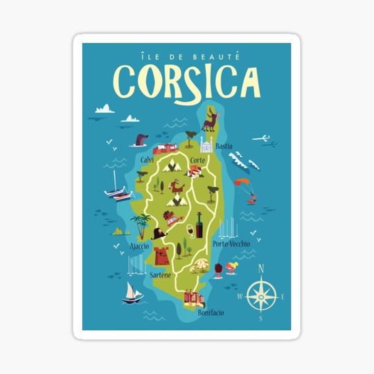 Discover Corsica poster