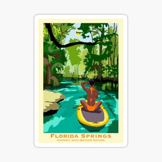 Discover Florida Springs Poster