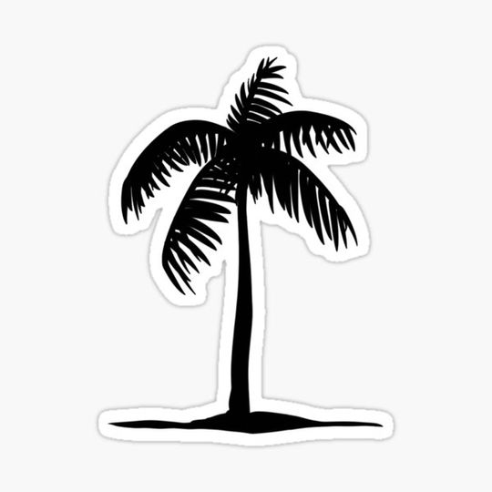 Discover Simple palm tree