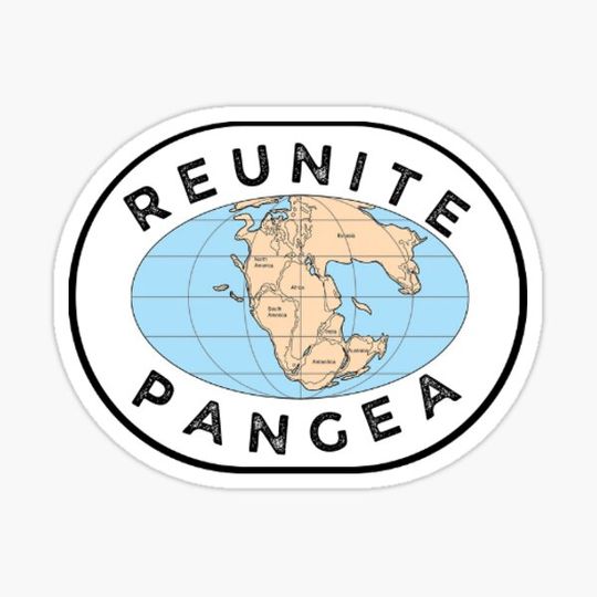 Discover Reunite Pangea sticker