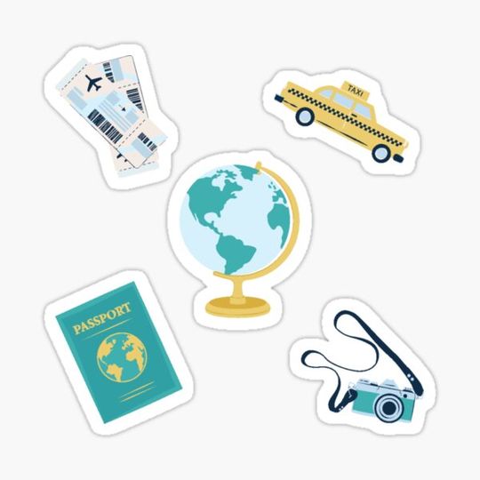 Discover Travel Sticker Pack