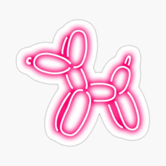 Discover Neon balloon dog