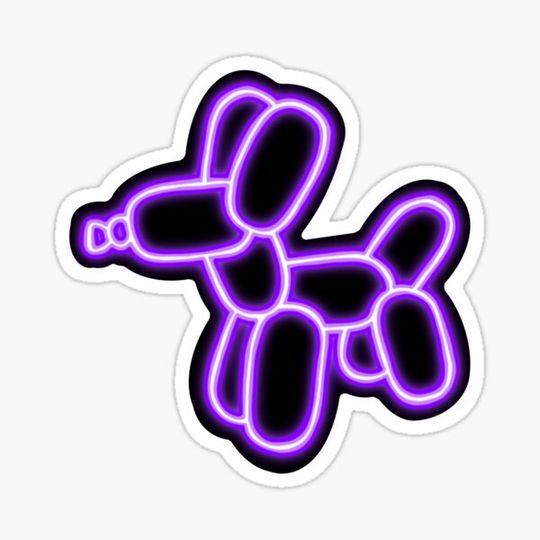 Discover neon sign balloon animal