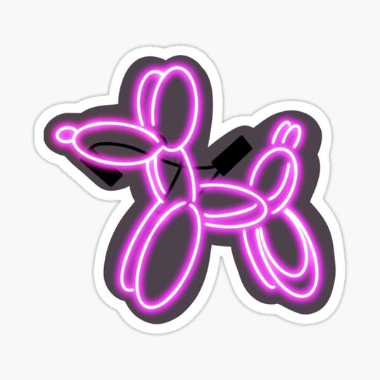 neon dog