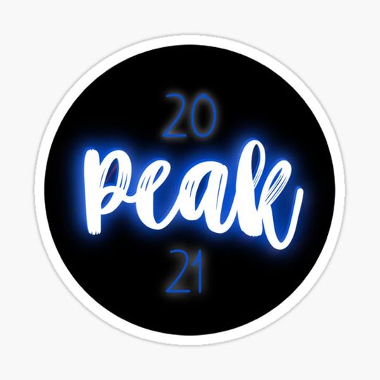 Discover Blue neon peak