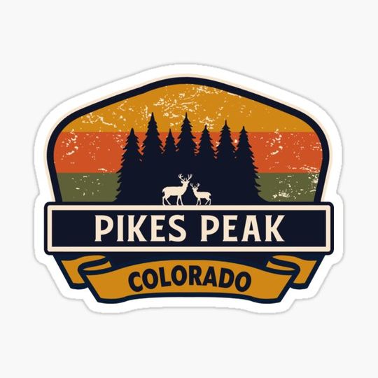 Discover Pikes Peak Colorado-Vintage
