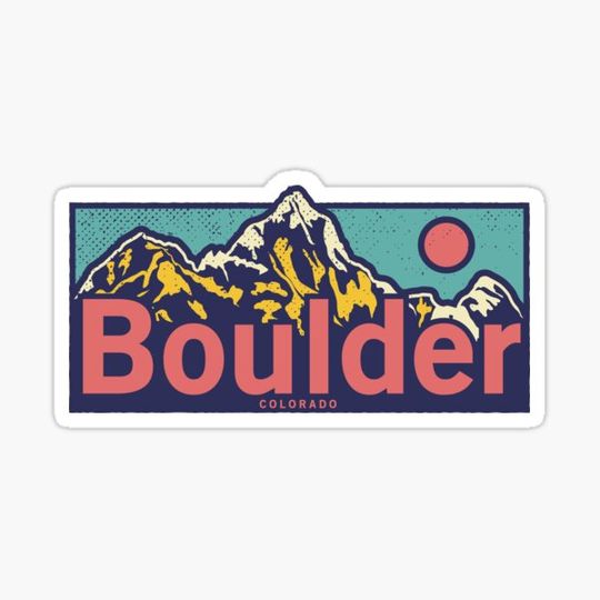 Discover Boulder Colorado - Classic Outdoor Mountain Graphic Apparel
