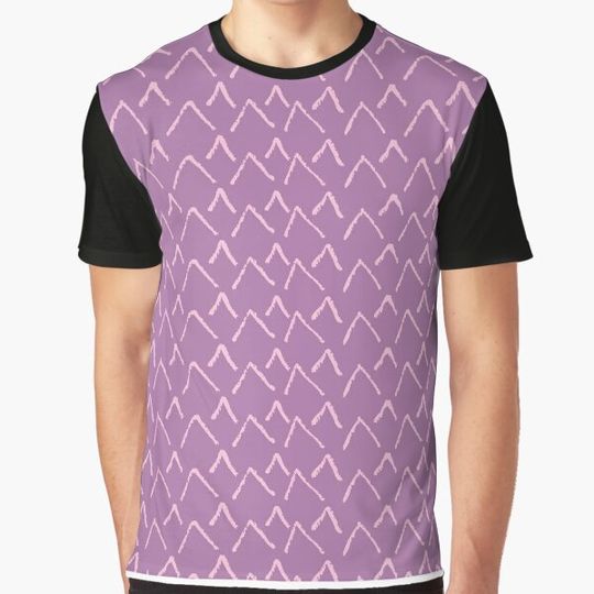 Discover Lilac Simple Mountain Pattern