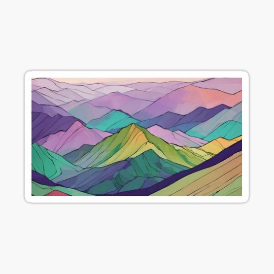 Discover Peaks of Radiance Pink Mountains