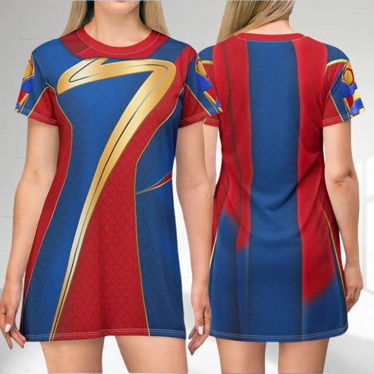 Discover Kamala Khan 3D T-shirt, Superhero All Over Print Shirt And Dress, Kamala Khan Mom