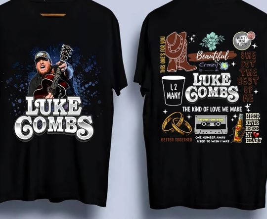 Discover Lukee Comb World Tour Shirt, Country Music Shirt, Lukee Comb World Tour 2024