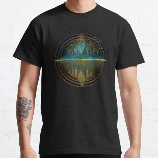 Discover Geometric Sunset Forest Vibes