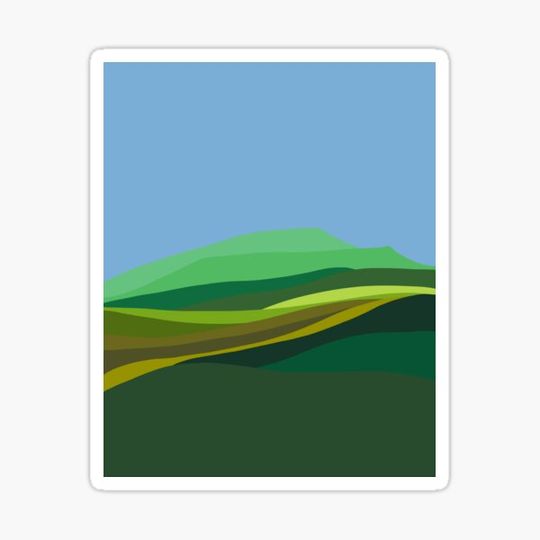 Discover Abstract Pen-y-Ghent  in Spring, Yorkshire Dales Three Peaks, Fell Walking