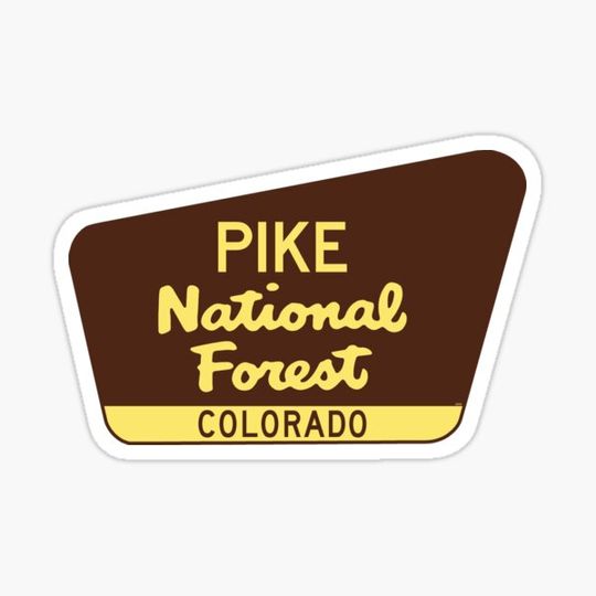 Discover Pike National Forest Colorado Sign