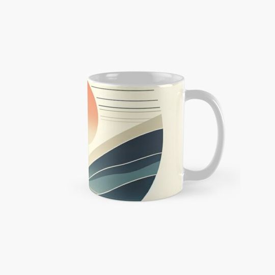 Discover Dawn Over Abstract Peaks