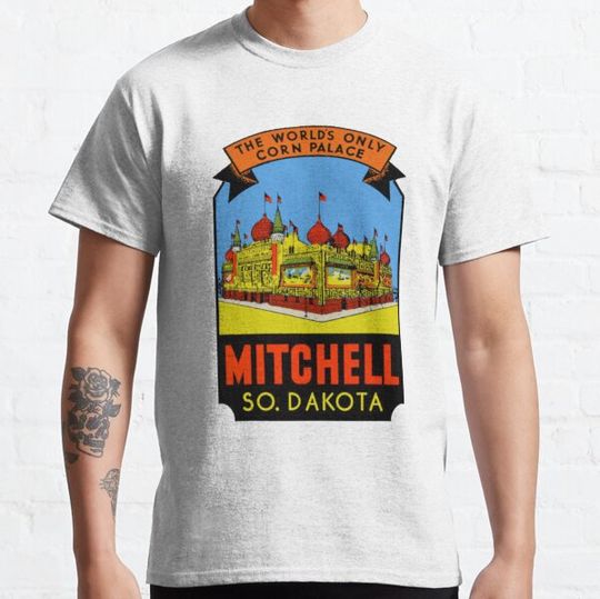 Discover The Worlds Only Corn Palace Mitchell South Dakota Vintage Travel Decal
