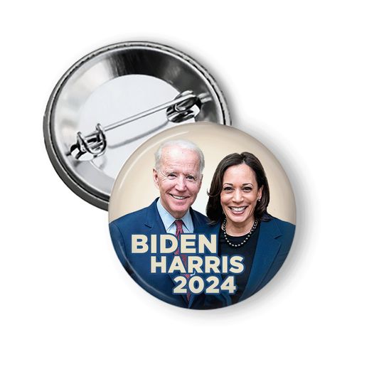 Discover Joe Biden Pin Biden Harris Campaign Buttons Democratic Pins 2024 Presidential Campaign Pin Buttons
