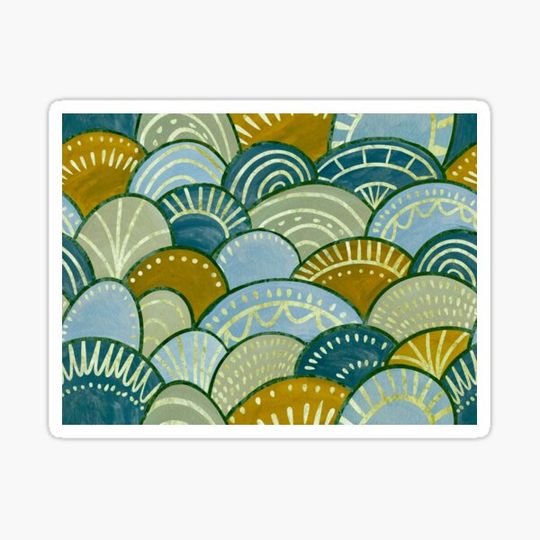 Discover Teal and Gold kissed hills