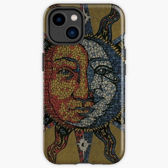 Discover Vintage Celestial mosaic Sun & Moon