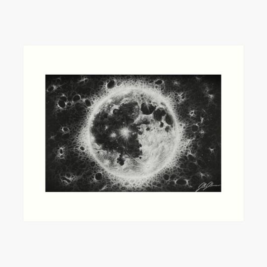 Discover "Harvest Moon" Inverted - Celestial Dreams