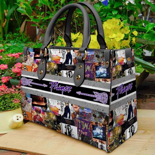 Discover Prince Leather HandBag ,Prince Handbag Love Singer,Music Leather Bag,Travel handbag,Teacher Handbag