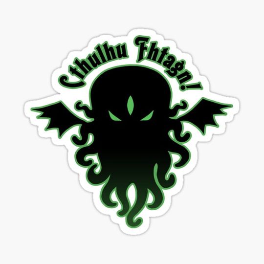 Discover Cthulhu Fhtagn! - lovecraftian Logo