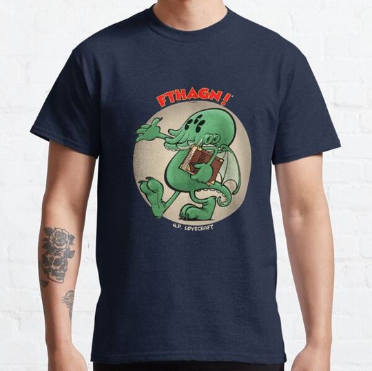Discover Vintage cartoon Cthulhu - color