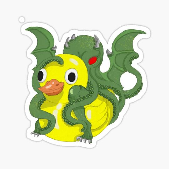Discover Cthulhu on rubber duck