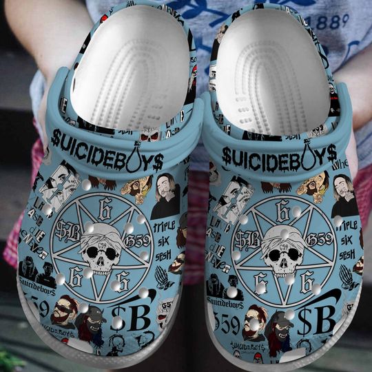 Discover Suicideboys Tour Suicideboys Gray Day 2024 Tour Clogs