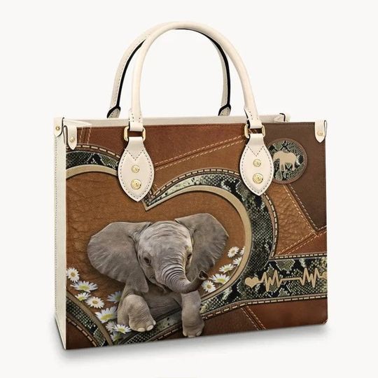 Discover Women's Elephant Leather Handbag