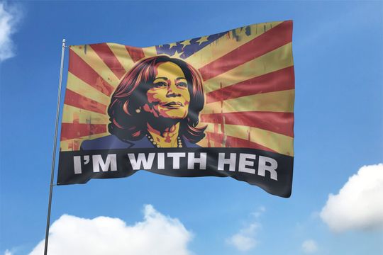 Discover I'm With Her Kamala Flag
