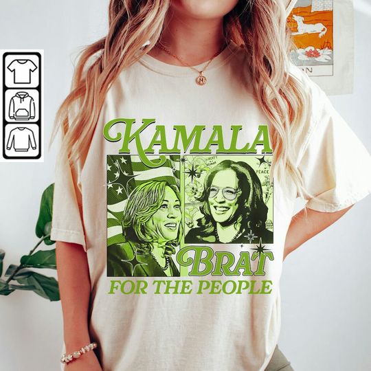 Discover BlvckStyle Kamala Brat Comic Shirt, Kamala Harris For President 2024